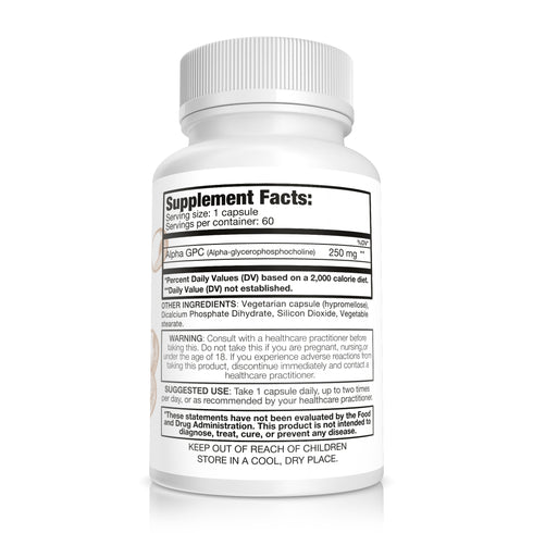 Alpha GPC Capsules or Powder