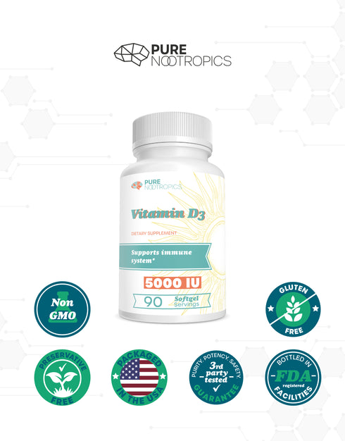 Vitamin D3 5000 IU Softgels