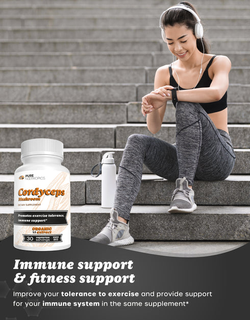Cordyceps Militaris Mushroom Powder & Capsules