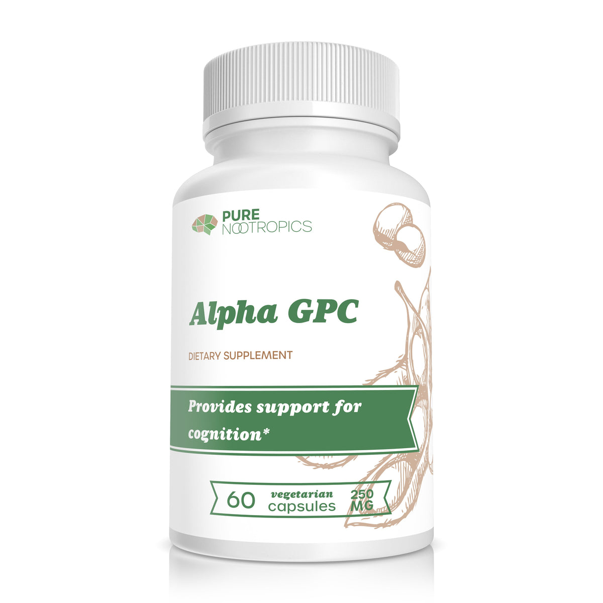 Alpha GPC Capsules & Powder Pure Nootropics
