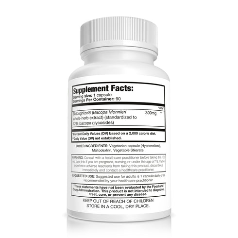BaCognize® Bacopa Monnieri Capsules