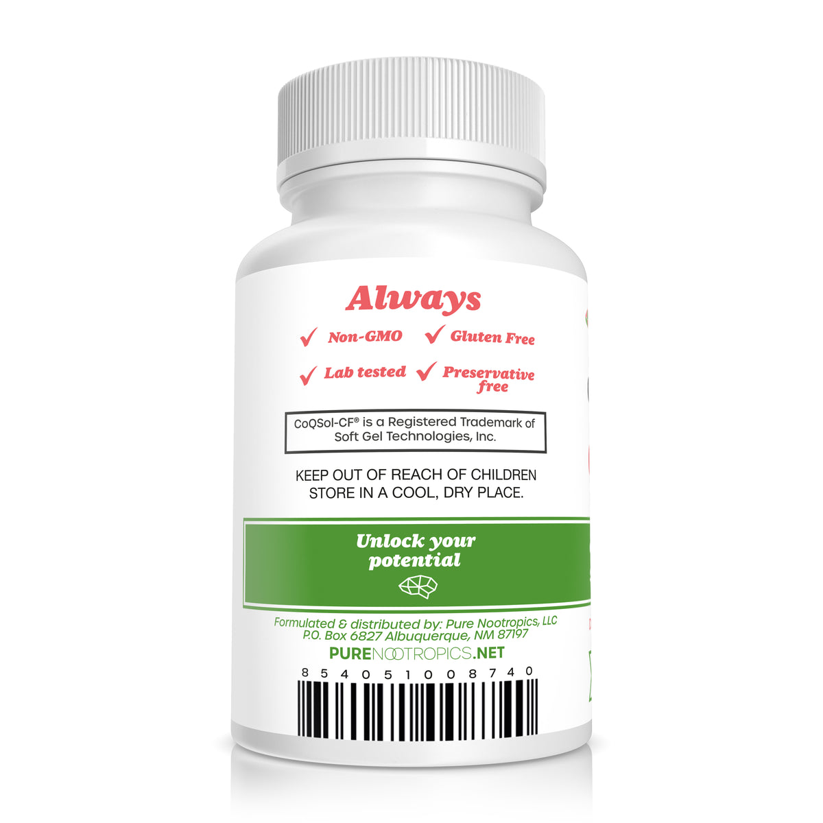 CoQ10 Softgels Pure Nootropics