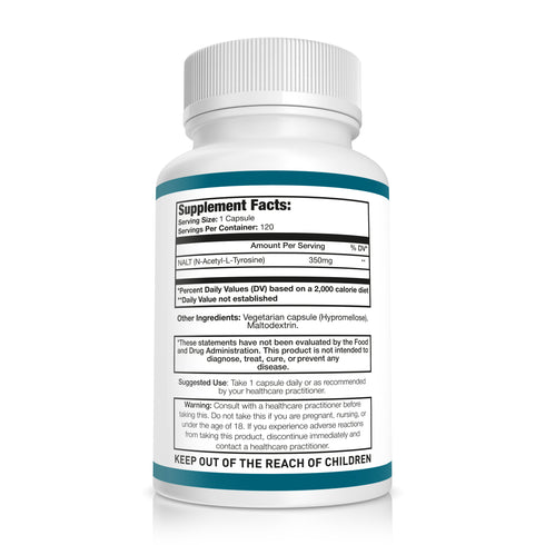 N-Acetyl-L-Tyrosine (NALT) Capsules or Powder