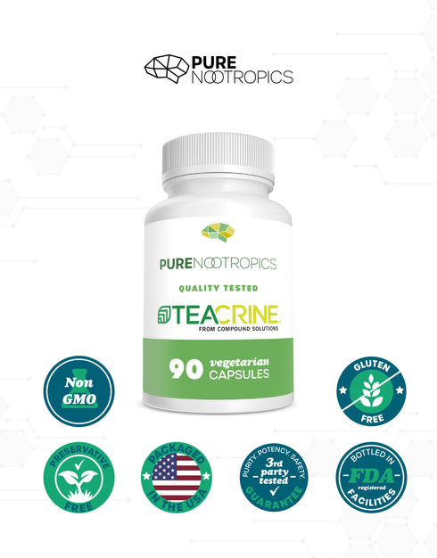 Theacrine (TeaCrine®) Capsules or Powder