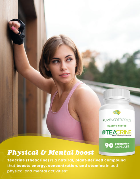 Theacrine (TeaCrine®) Capsules or Powder