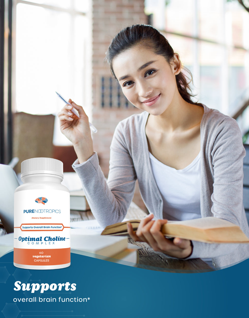 Pure Nootropics Optimal Choline Complex CDP Choline & Alpha GPC
