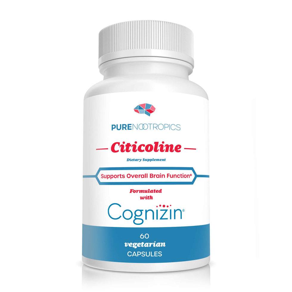 Buy CDP Choline (Citicoline) 300mg Capsules by Pure Nootropics