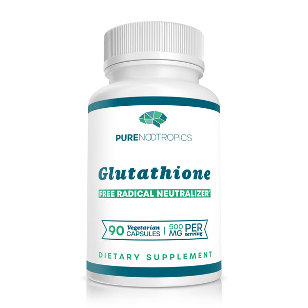 glutathione nootropic Pure Nootropics Glutathione (500mg) Capsules or Powder