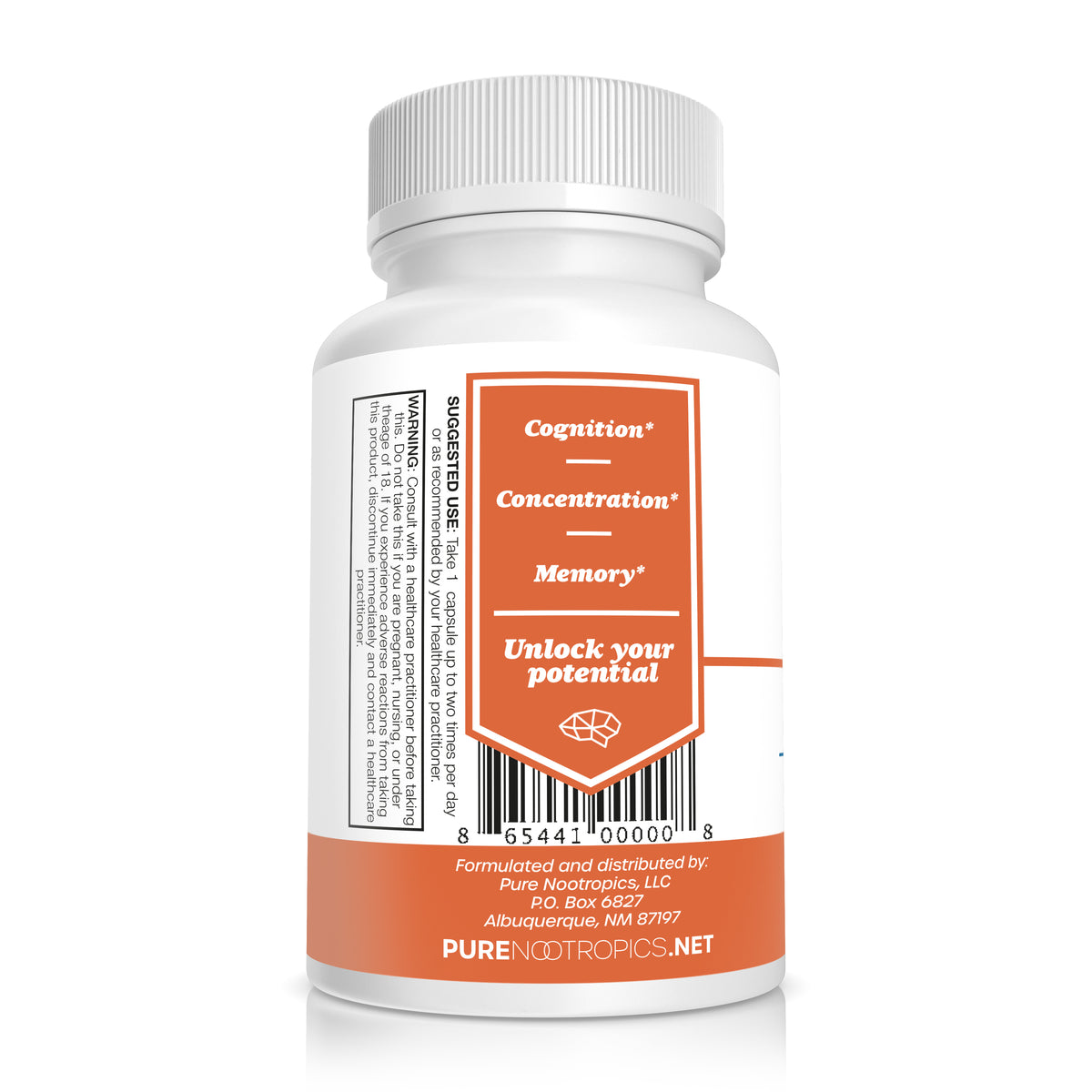 Pure Nootropics Optimal Choline Complex CDP Choline & Alpha GPC