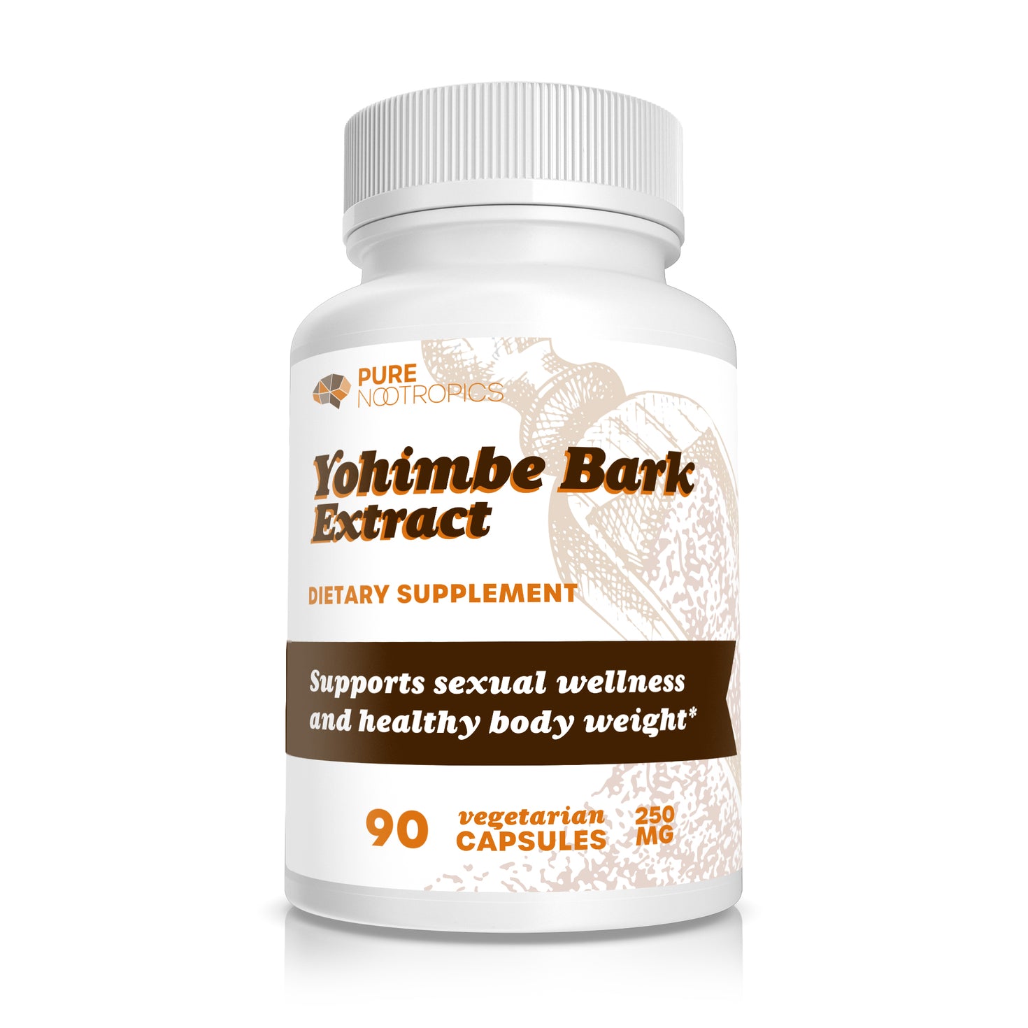 Buy Yohimbe Bark Extract Capsules 90 x 5mg by Pure Nootropics